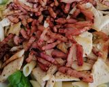 Foto del paso 8 de la receta Ensalada de pasta, pollo y bacon con vinagreta de ajo negro