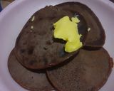 Foto langkah ke 3 dari resep Choco Pancake (Tanpa mikser, takaran sendok).
