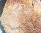 A picture of step 3 of My Sizzling Steak in a BBQ whiskey Sauce. 🤗🤗.