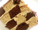 A picture of step 8 of Chessboard cake.
