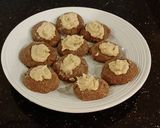 A picture of step 13 of Chocolate Shrtbread Cookies Filled with Caramel Buttercream.