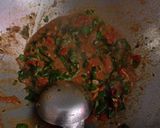 A picture of step 4 of Dhaba style dal palak.