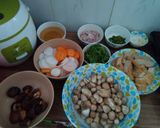 Hình bước làm 1 của món Bún Nấm Chay