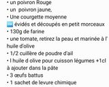 Une image de l'étape 1 de Gâteau aux légumes.