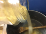 Cuadraditos de polenta con queso