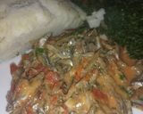 A picture of step 6 of Omena in coconut milk.