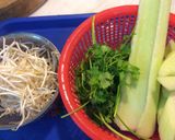 Hình bước làm 1 của món Rọc mùng giá xào chay