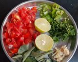 A picture of step 1 of Spicy Moong.