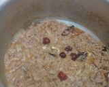 A picture of step 5 of Bhuna Anda Qeema Teh walay Parathy ky sath.