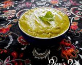 A picture of step 4 of Coriander Pesto.