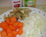 Foto del paso 2 de la receta Chuletas de cerdo con guarnición de la huerta