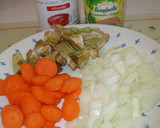 Foto del paso 2 de la receta: Chuletas de cerdo con guarnición de la huerta
