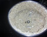 A picture of step 4 of Peanuts oats ladoo.
