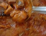 A picture of step 4 of Mutton qorma.