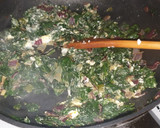 Foto del paso 1 de la receta: 🥢Saquitos de queso de cabra, espinacas y cebolla roja