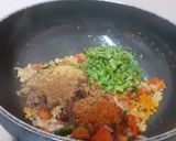 A picture of step 5 of Zanzannit Maharashtrian Kulith Usali.