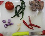 Foto langkah ke 1 dari resep Cumi Asin Cabe Ijo Saos Tiram.