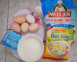 Hình bước làm 1 của món Bánh bông lan sữa chua