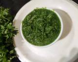 Aawal Dhaniya ki chatani recipe step 4 photo