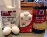 A picture of step 1 of Crock Pot S’mores Bread Pudding.