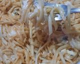 Foto del paso 5 de la receta: Fideos 3 quesos (sin salsa)