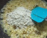 A picture of step 4 of Coconut and paneer barfi.