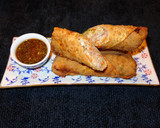Foto del paso 1 de la receta: Masa para los envoltorios de los arrolladitos chinos