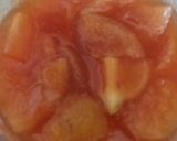 A picture of step 4 of Khata mitha achar.