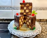 Foto del paso 20 de la receta: Tarta “ajedrez” con almíbar de chocolate y ganaché