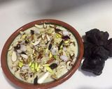 A picture of step 4 of Singhara kheer.