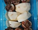 Foto langkah ke 7 dari resep Roti Tawar Goreng Isi Sosis Toping Abon.