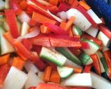 Foto del paso 1 de la receta: Verduras salteadas. 
