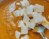 A picture of step 4 of Panner butter masala.