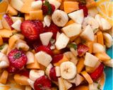 A picture of step 3 of Spring Fruit Salad 🍓🍊.