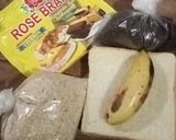 Foto langkah ke 1 dari resep Roti Bakar Pisang Cokelat.