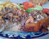 Foto del paso 3 de la receta: Cachopo de pollo con salsa de setas variadas