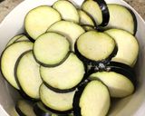 A picture of step 1 of Eggplant Parmesan in a Crockpot Slow Cooker.