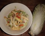 Foto langkah ke 5 dari resep Tumis tahu with sawi.