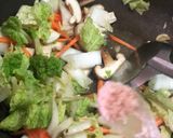 A picture of step 5 of Stir-Fried Napa Cabbage (Wongbok).