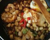 Foto langkah ke 4 dari resep Telur Ceplok Tumis Tahu Pete.