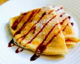 Narancsos-krémtúrókrémes palacsinta karamellöntettel recept fázis 2 fotója