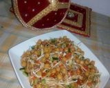 A picture of step 3 of Chana chaat.