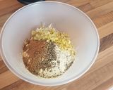 A picture of step 3 of Seitan sausages.