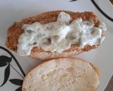 Halas zsemle kaporszósszal recept fázis 3 fotója
