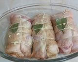 صورة لخطوة 3 من وصفة افخاذ الدجاج المحشية باللحم المفروم 🍗🍗