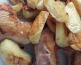 Foto del paso 3 de la receta: Pollo al horno con papas