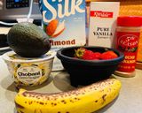 A picture of step 1 of Nutribullet Avocado 🥑 Fruit Smoothie.