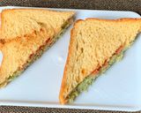 A picture of step 6 of Green chutney and Mayo sandwiches.