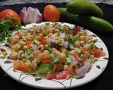 ऑयल फ्री छोला चाट (oil free chola chaat recipe in Hindi) रेसिपी चरण 4 फोटो
