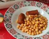 Foto del paso 2 de la receta Garbanzos con verduras rehogadas con pimentón y vinagre